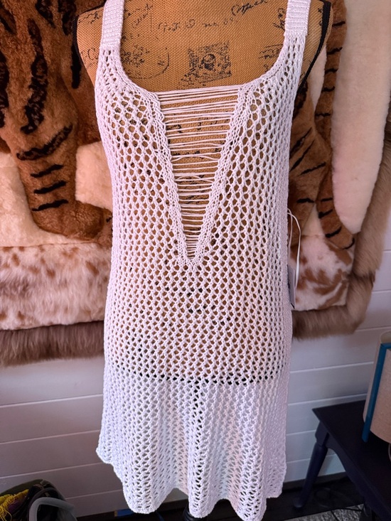 O'Neill Other - O'Neill White Crochet Pullover Swim Coverup Dress